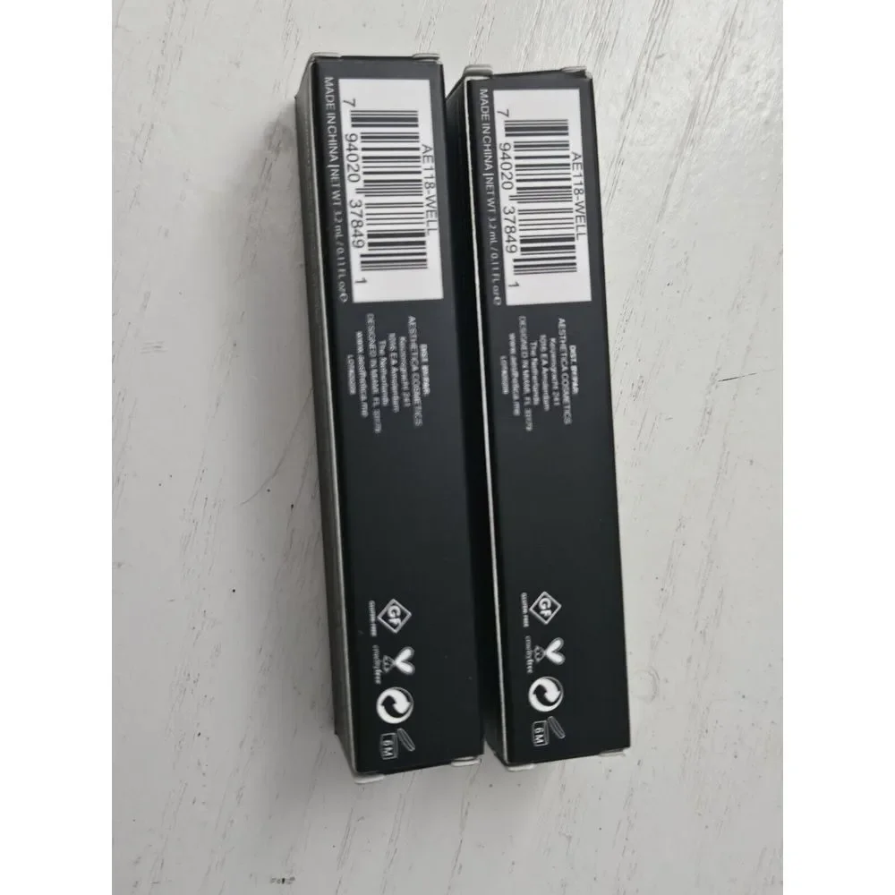 Aesthetica‎ Liquid Eyeliner High Impact Black New 3.2 ml - Set Of 2
